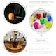 image 2 of Duralex 4pc Picardie Glass Tumbler Set - 250ml - Multicolour Multi