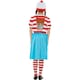 image 4 of Wheres Wally? Girls Deluxe Wenda Costume Set - White/Red/Blue - 7-9 Years | Multi | 7