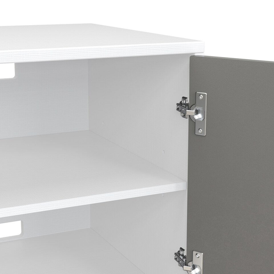 image 1 of Frank Olsen S-TECH 1500 Tv Cabinet Grey | White