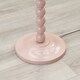 image 4 of ValueLights Bobbles Rose Pink Floor Lamp Blue Pleat Shade & Bulb | Blue