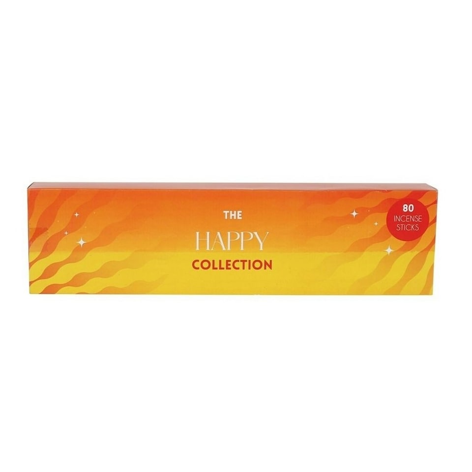 image 1 of Something Different Happy Collection Incense Sticks Set (Pack of 80) - Multicoloured - One Size