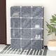image 2 of HOMCOM DIY Wardrobe Portable Interlocking Plastic Modular Closet