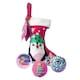 image 1 of Bomb Cosmetics Penguin Stocking Set of 3 Bath Bombs Gift Set