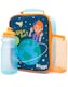 image 1 of Blippi Lunch Bag and Water Bottle Set for Kids | Carry Handle Lunch Box with BPA-Free Sports Bottle | Orange and Blue Learn Space Adventure | Toddlers' Nursery School Food Carrier | Keeps Food Fresh