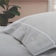 image 3 of Southport 100% Cotton Duvet Cover Set with Cuffed Finish – Soft, Breathable, Premium Quality Bedding Grey | Grey | Double