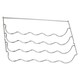 image 7 of SPARES2GO Wine Bottle Rack Shelf Insert compatible with Smeg Fridge (457 x 290 x 70mm) Silver