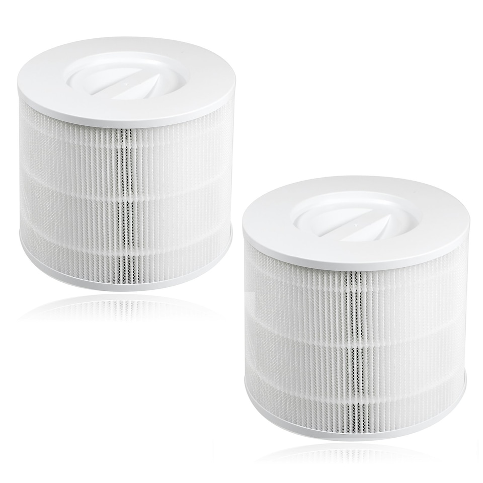 image 1 of SPARES2GO Air Purifier Filter compatible with Levoit 300 300S Core 300-RF 3-in-1 H13 HEPA (2 x Filters + Fresheners + Brush)