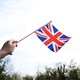 image 6 of Pack of 12 Pack of 12 Union Jack Waving Hand Flags Red | One Size