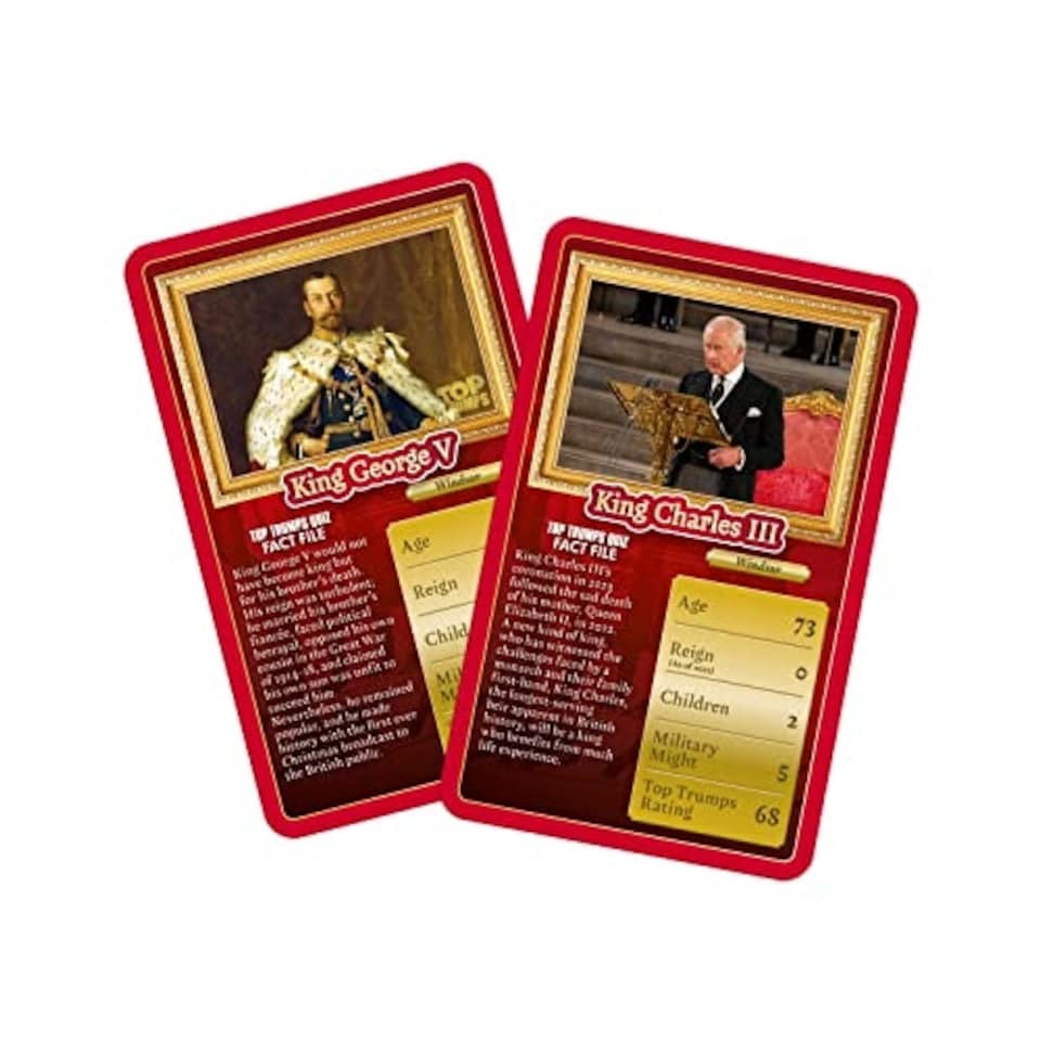 image 1 of Kings and Queens Top Trumps Classics - TOP TRUMPS CLASSICS - WM03869-EN1-6