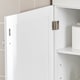 image 6 of SoBuy BZR17-W,Tall Narrow Cupboard Freestanding Storage Cabinet with 1 Drawer | White | White | 1