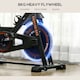 image 6 of HOMCOM 8kg Flywheel Exercise Bike with Adjustable Height, Resistance, Black