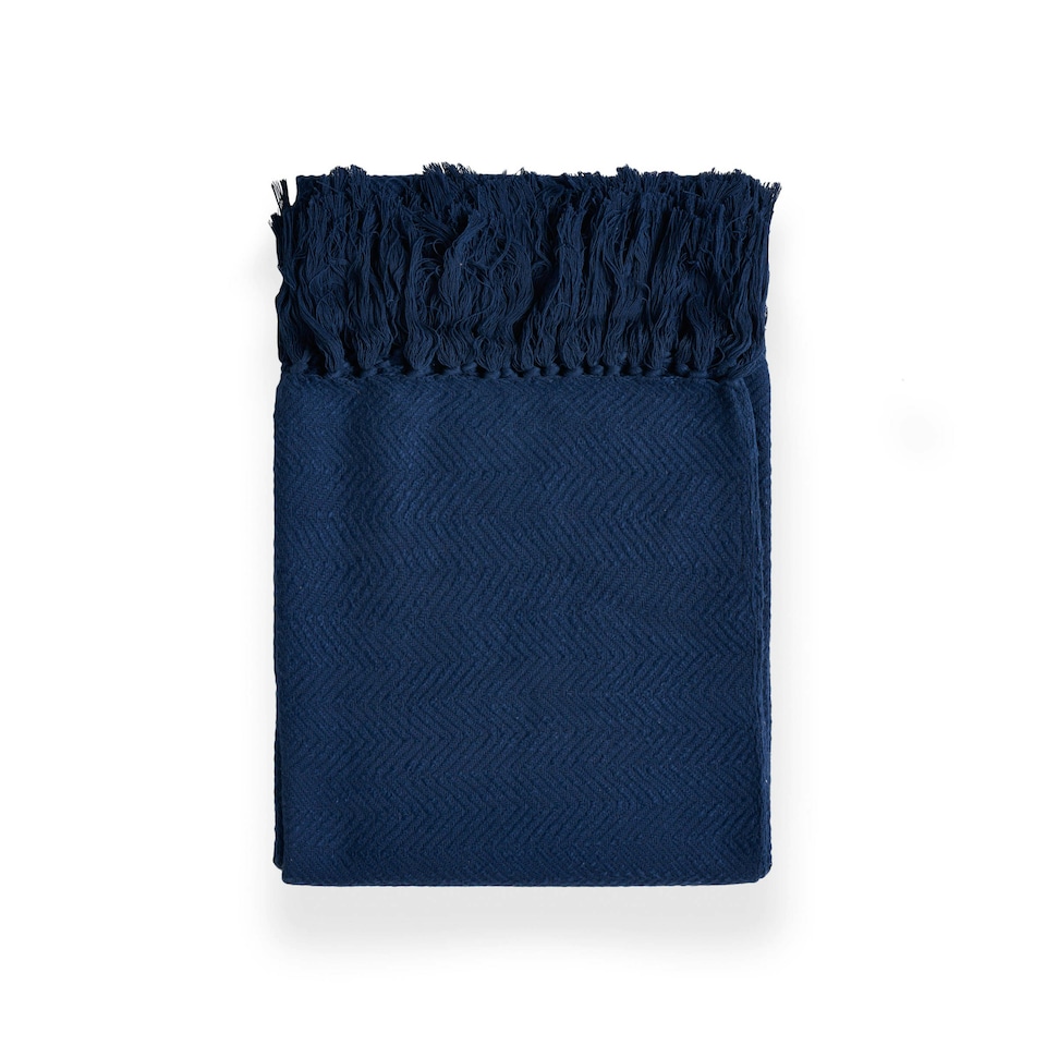 image 1 of BHS Juna Throw | Blue | Navy | 1
