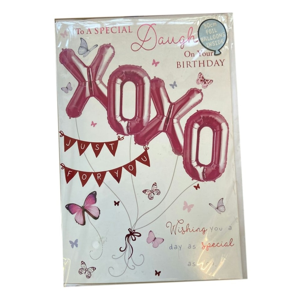 image 1 of To a Special Daughter on your Birthday Balloon Boutique Greeting Card