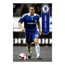 Chelsea FC Official John Terry Football Player Wall Poster - Multicoloured - 91.5 x 61cm