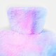image 3 of OHS 2L Hot Water Bottle & Soft Plush Faux Fur Tie Dye Cover - Multi