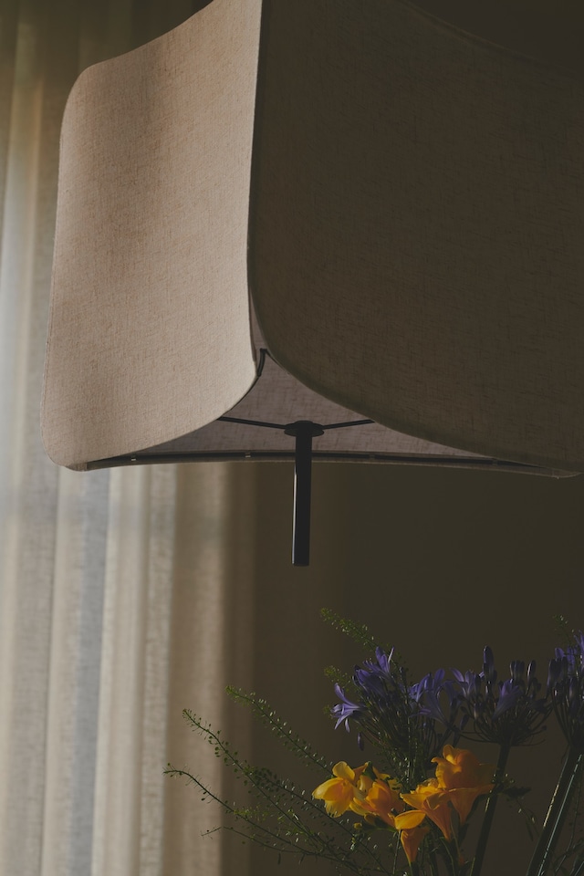 image 1 of Nordlux Tinto Indoor Pendant Light Black Textile E27 Fabric Shade - Mains Powered, IP20 | Black