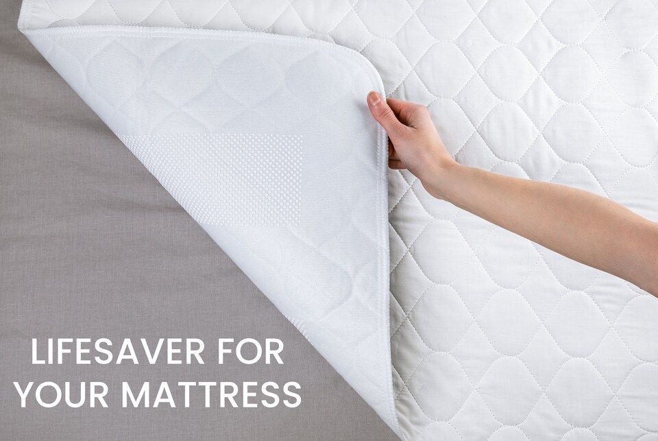 image 1 of Lynmark Toddler Potty Training Bed Pads, Absorbs Up to 1000ml, 85x70cm | White | 1 pack | 1