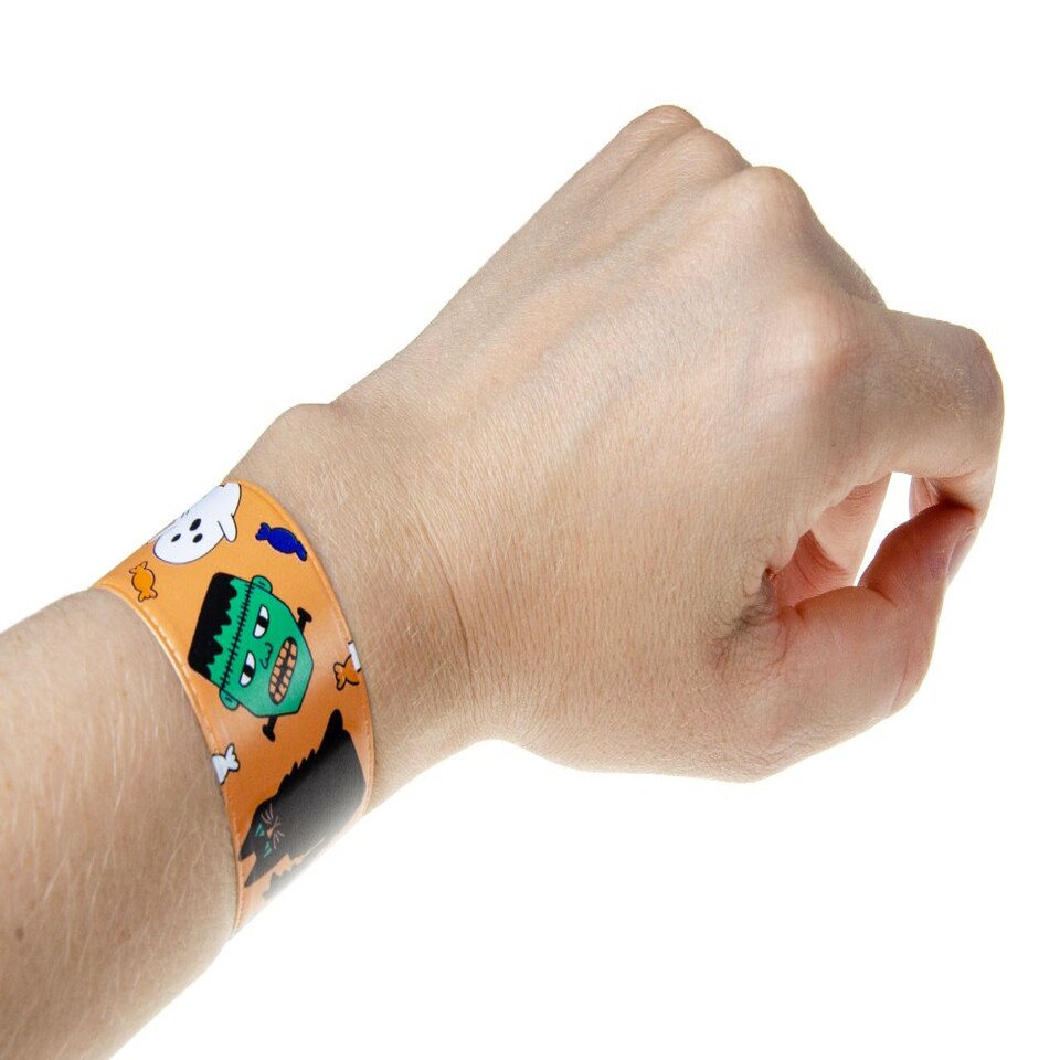 image 1 of Pack of 12 Halloween Snap Bracelets