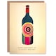 image 1 of Happy Birthday Nibling Wine Lover Art Bottle Neutral Card