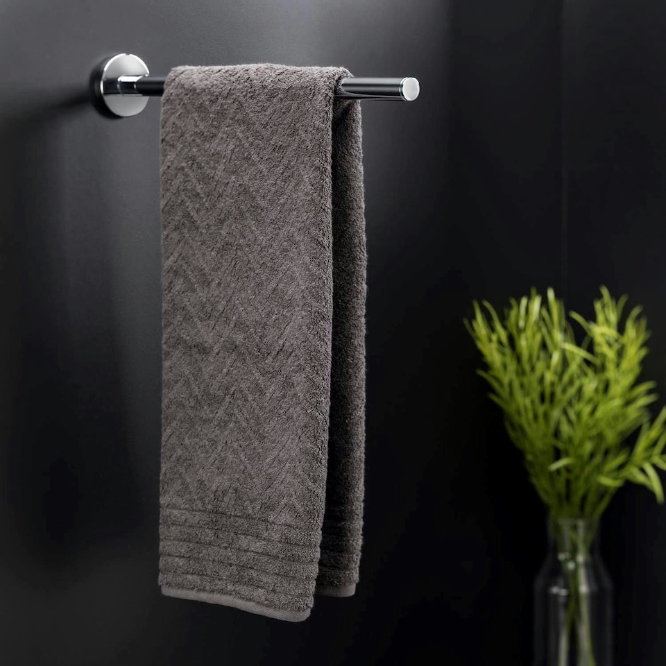image 1 of Cosmic Towel Rail Chrome Plated Design with Stainless Steel Finish for Bathroom