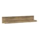 image 1 of Rapallo 135cm Wide Wall Shelf in Chestnut and Matera Grey