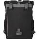 image 3 of Aqua Roll Top Recycled Water Resistant 20L Bike Bag - Solid Black - One Size