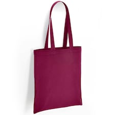 Brand Lab Cotton Long Handle 10L Tote Bag - Burgundy - One Size Purple