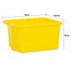 image 5 of Wham Stack & Store 4 x 35L Plastic Storage Boxes | Yellow | 4