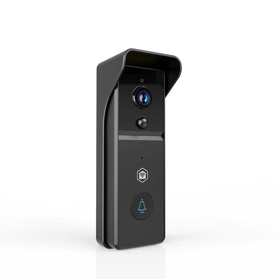 image 1 of NEDIS Smart Wi-Fi Video Doorbell Camera with Chime, 3MP Full HD 1296p, Wireless Battery Powered with Motion Sensor, Night Vision and 2-Way Audio