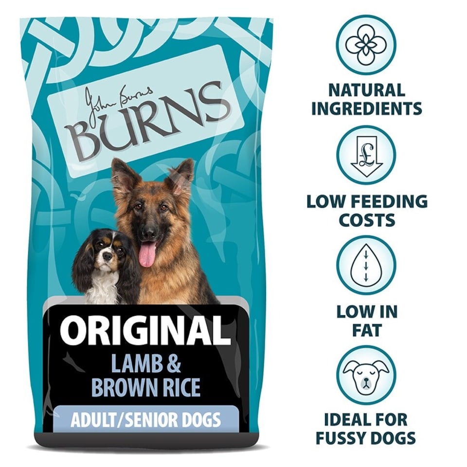image 1 of Burns Original Lamb & Brown Rice Adult & Senior Dry Dog Food - 2 kg