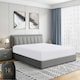 image 1 of Homes-Linen Microfiber Fitted Sheet – Soft & Cozy Wrinkle-Resistant Deep Pocket 10 inch (25 cm) Hypoallergenic Breathable Easy Care White | Super King