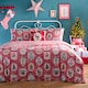 image 5 of Fusion Christmas Vintage Frames Duvet Cover Set Red