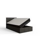 image 3 of Side Lift Ottoman Storage Bed Single Grey | Grey | Grey