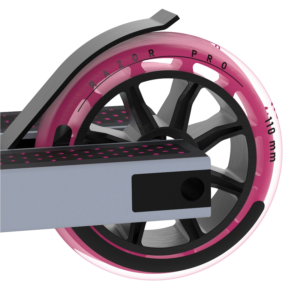 image 1 of Razor Pro XXX Stunt Scooter Professional Quality Advanced Trick Scooter for Kids Teens Adults Straight Handlebars, 110 mm High Performance Wheels Aluminium Deck