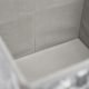 image 4 of OHS 2 Pack Crushed Velvet Folding Storage Cube Boxes, 27x27cm - Grey