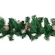 image 8 of 2.7m Snow Tipped Christmas Garland with Pine Cones and Mixed Needles