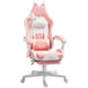 image 1 of HOMCOM Gaming Chair with Footrest, Reclining Computer Chair, Pink