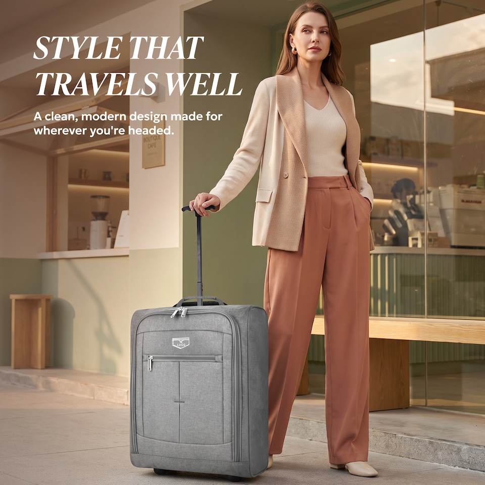 image 1 of Lugg Mars Soft Cabin Bag with Wheels 56x45x25cm for EasyJet Overhead Locker