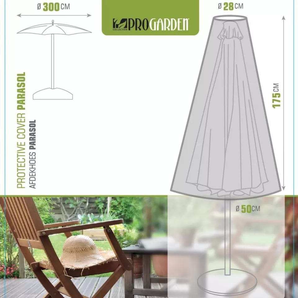 image 1 of Assorted Waterproof Outdoor Furniture Covers | Black | Parasol | 1
