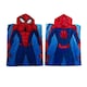 image 3 of Spider-Man Spider City Hooded Towel - Blue/Red/Black - One Size Blue | One size