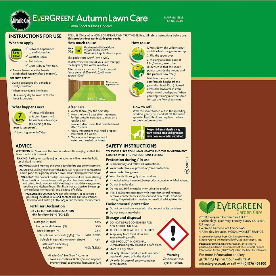 image 1 of Miracle-Gro® EverGreen® Autumn Lawn Care
