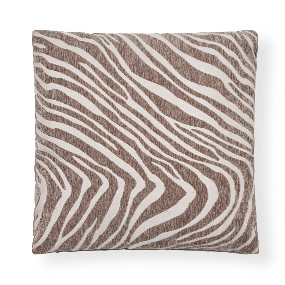 image 1 of BHS Zebra Print Cushion, Natural