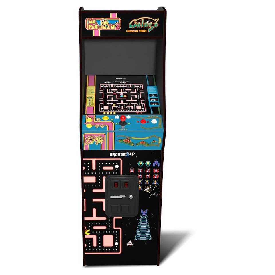 image 1 of Arcade1Up Ms. Pac-Man vs Galaga Class of 81 Deluxe Arcade Machine Multi