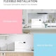 image 3 of Comfee 6.5L Freestanding Compact Dishwasher with LED display, White