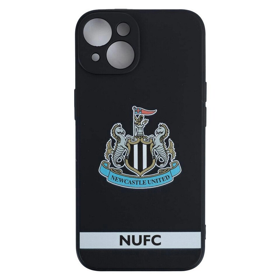 Newcastle United FC Crest Phone Case - Black/White/Blue - One Size (UTTA12554)
