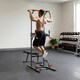 image 2 of HOMCOM Multifunction Home Workout Station Tower Steel Frame w/ Bench Bars Ropes