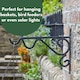 image 6 of Marco Paul Black Steel Wall Mounted Hook 16"