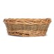 image 3 of Medium Unpeeled Willow Round Tray | Brown | Brown | Medium