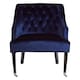 image 4 of Interiors by Premier Darwin Blue Velvet Chair