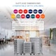 image 3 of Flight Knight Premium Travel Suitcase - 8 Wheels Built-in TSA Lock Aluminium Frame, ABS Hard Shell Carry on Check in Luggage - 100+ Airlines Approved Silver | Large